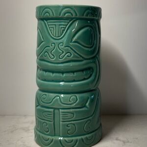 Vintage-Style Malibu Teal Tiki Mug